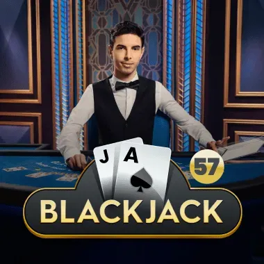 Blackjack 57 game tile